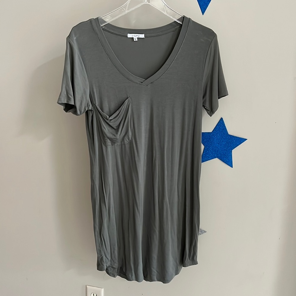 Z Supply XS Pocket Tee Dress